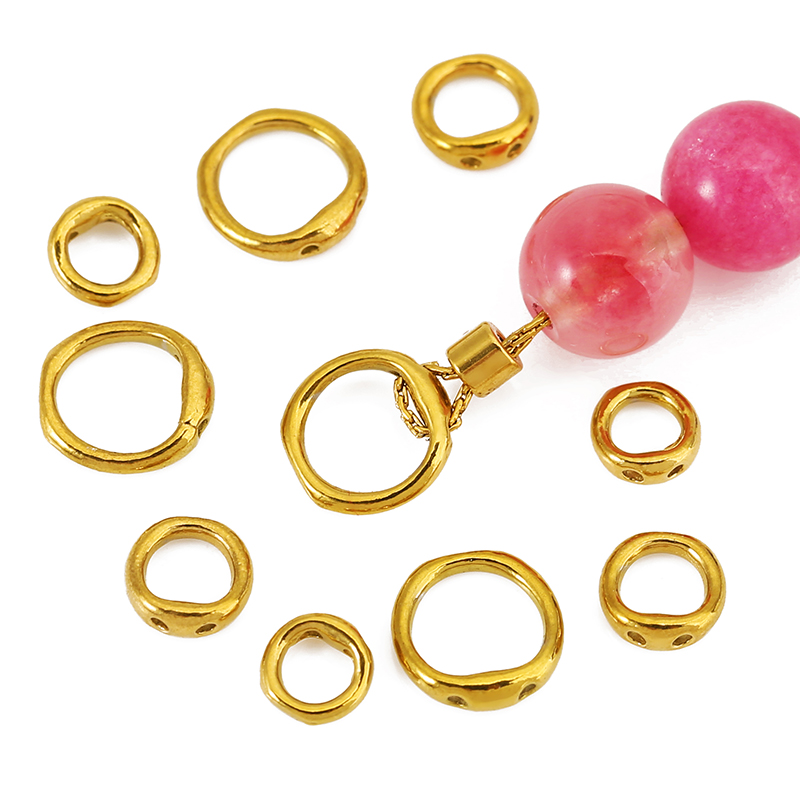 Jewelry Making Metal Supplies - 30pcs 5/6/8mm Stainless Steel Beading Supplies