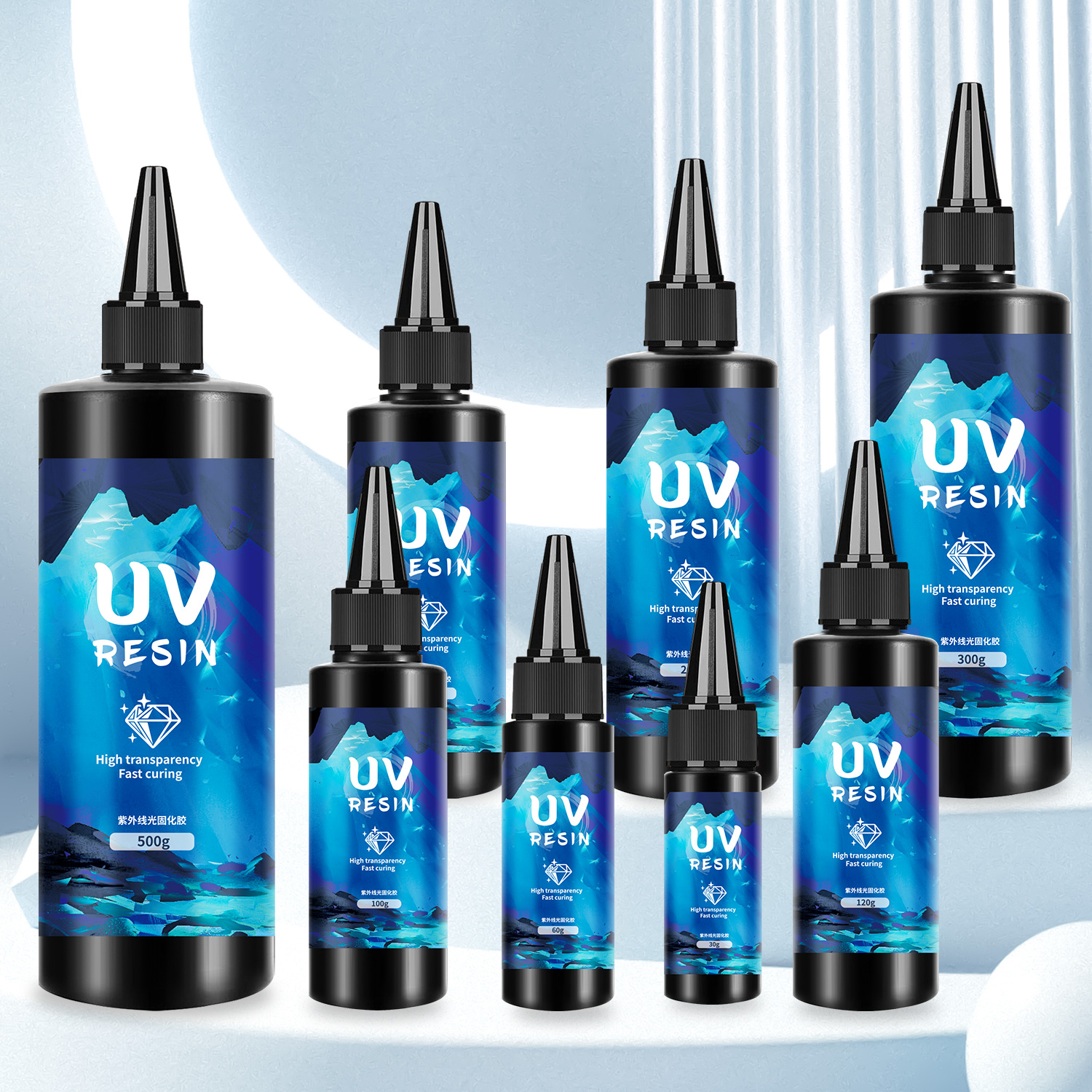 Jewelry Making Glue - Transparent Epoxy Resin UV Glues Ultraviolet