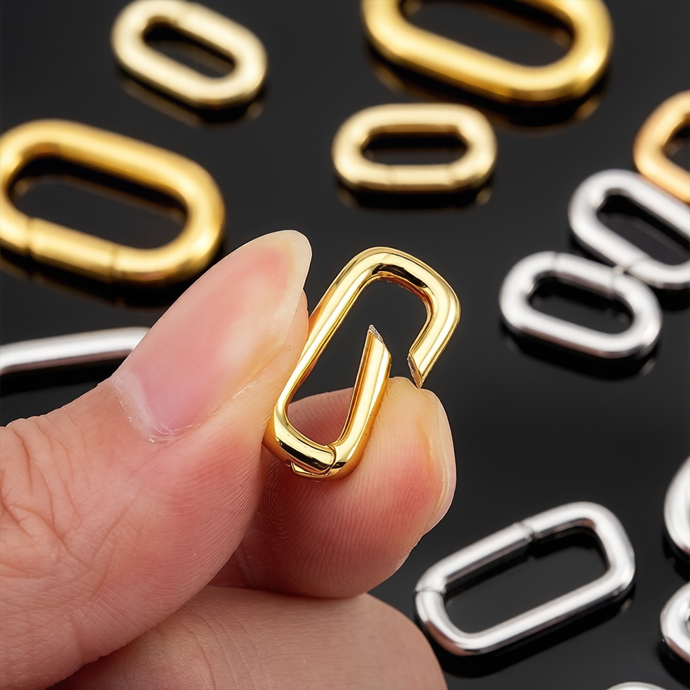 Jewelry Making Necklaces - 2pcs 18K Gold Plated Filled Oval