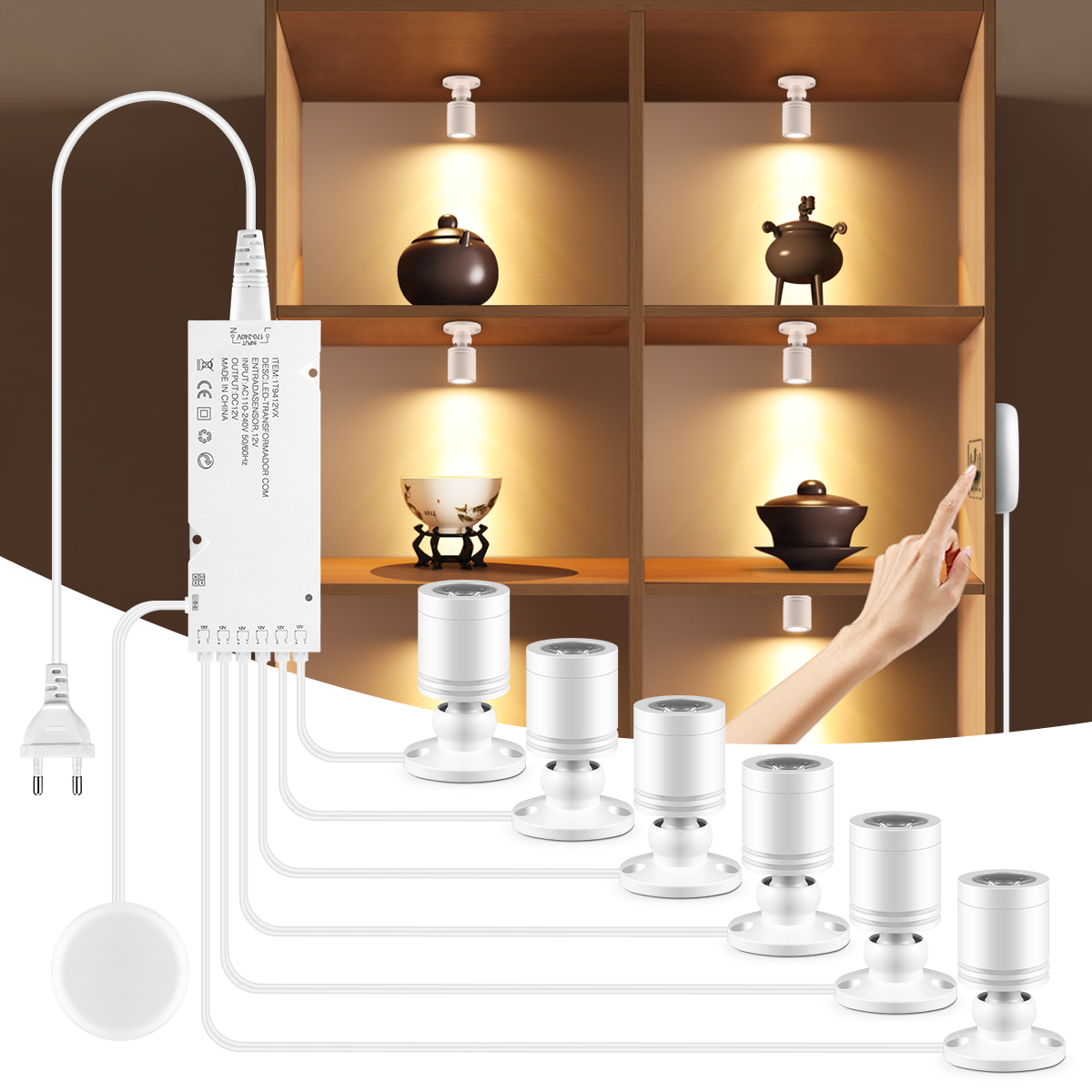 Jewelry Making Light - Wine Jewelry Display Cabinet LED Lighting