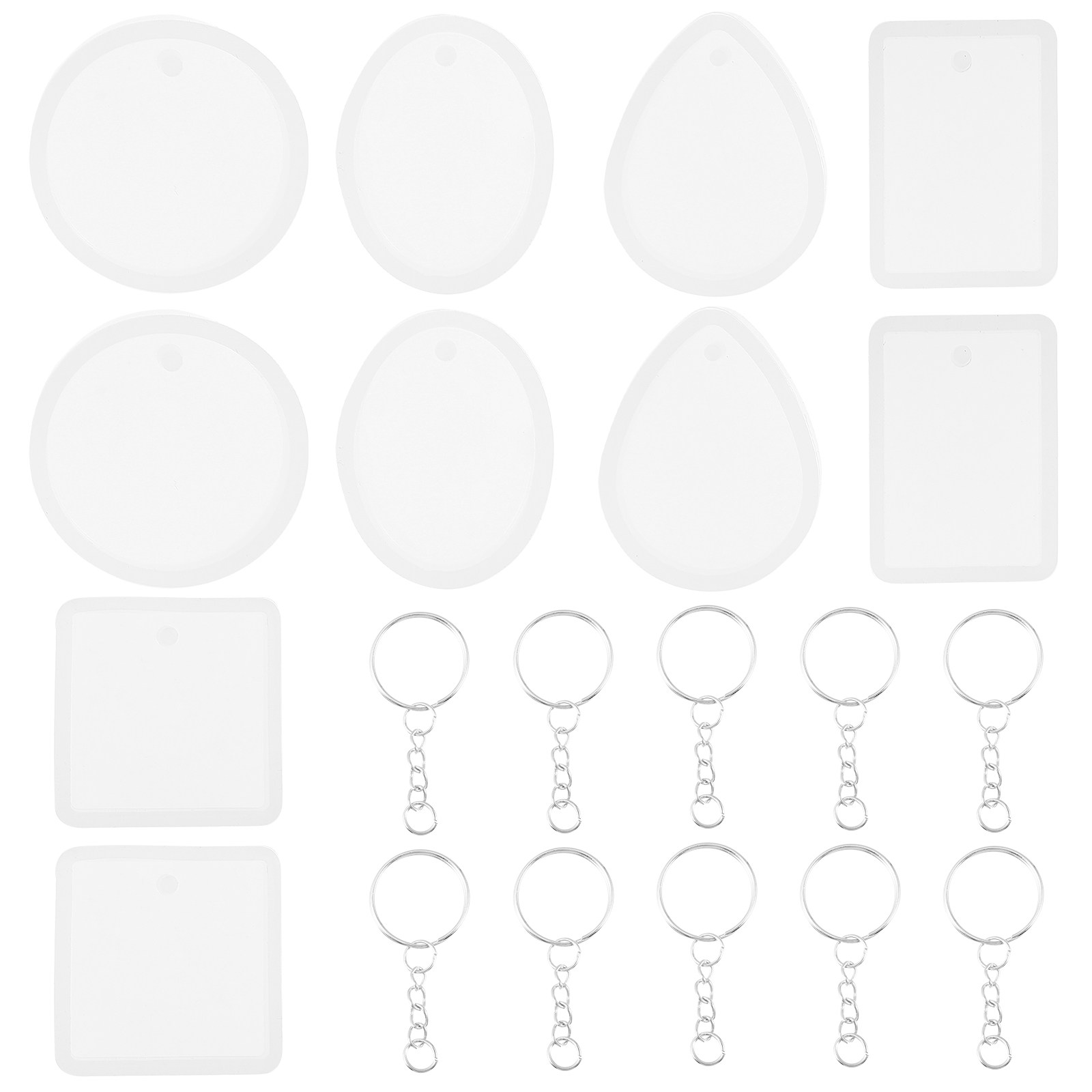 Resin Mold Jewelry - 10pcs Pendant Mold Set Silicone Resin