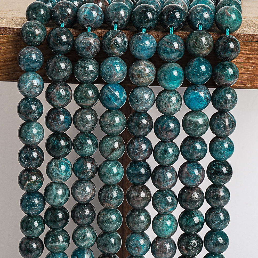 7-8/10mm Natural Apatite Gemst - огляд і ціна Jewelry Making Drill