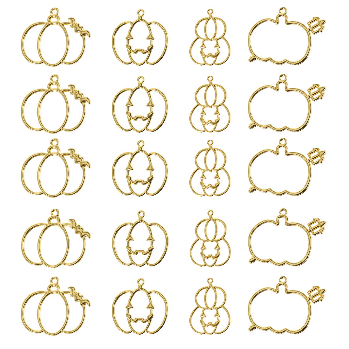 20Pcs DIY Pumpkin Resin Pendan - огляд і ціна Resin Mold Jewelry