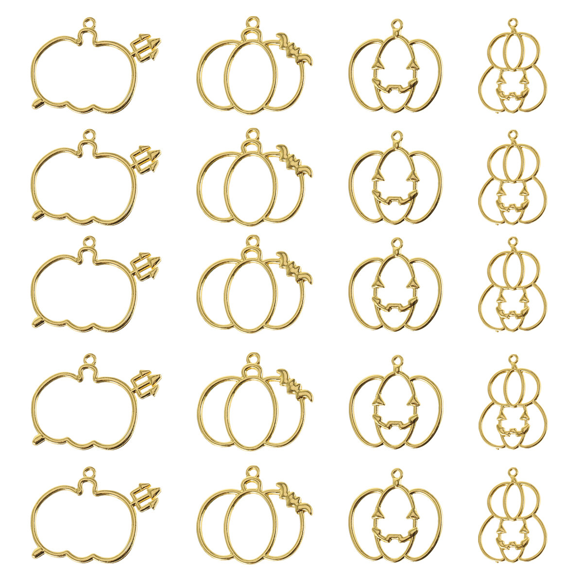 20Pcs DIY Pumpkin Resin Pendan - огляд і ціна Resin Mold Jewelry