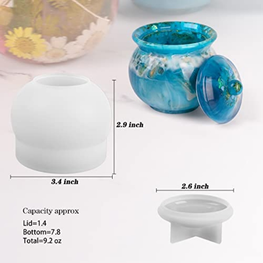 Jar Silicone Molds, Jar Resin  - огляд і ціна Resin Mold Jewelry