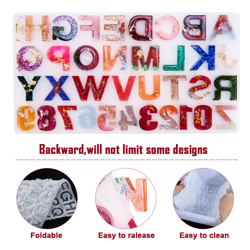 Alphabet Epoxy Resin Mold Kit  - огляд і ціна Jewelry Making Drill
