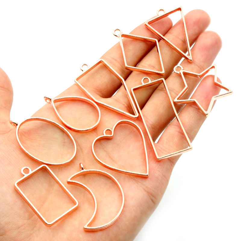 10pcs Geometric Figure Charm P - огляд і ціна Jewelry Making Glue