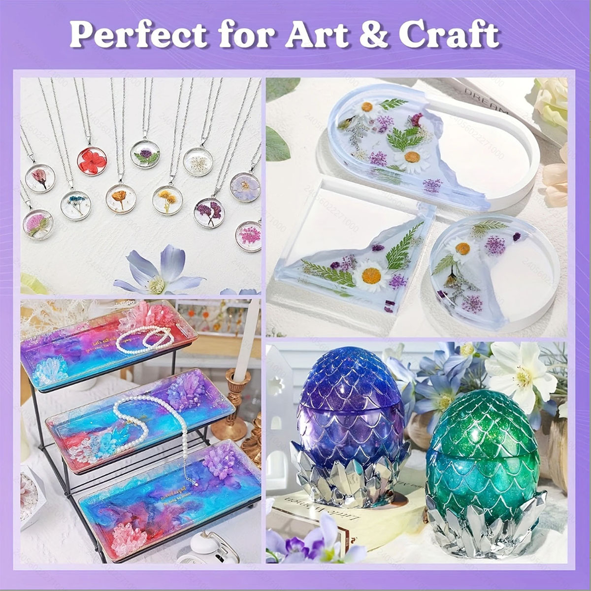 125ml/250ml Crystal Clear Cast - огляд і ціна Resin Mold Jewelry