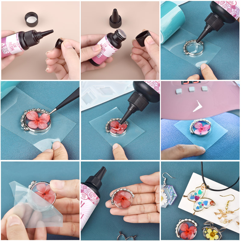 UV Resin Glue Transparent Epox - огляд і ціна Jewelry Making Glue