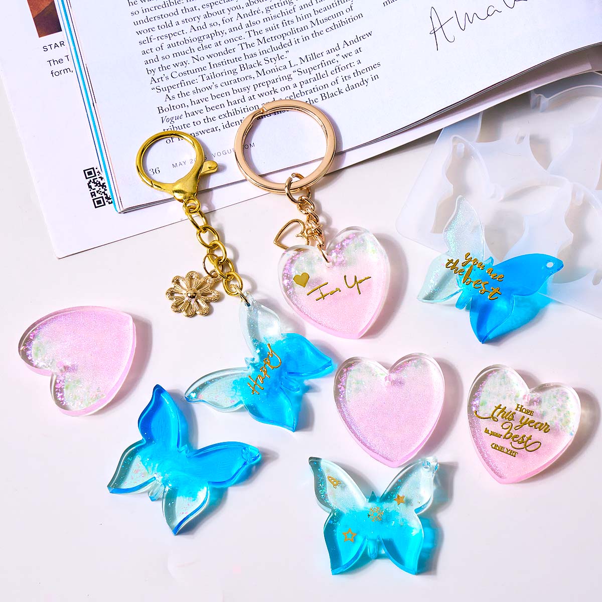 Six-hole with Holes Earring Si - огляд і ціна Resin Mold Jewelry