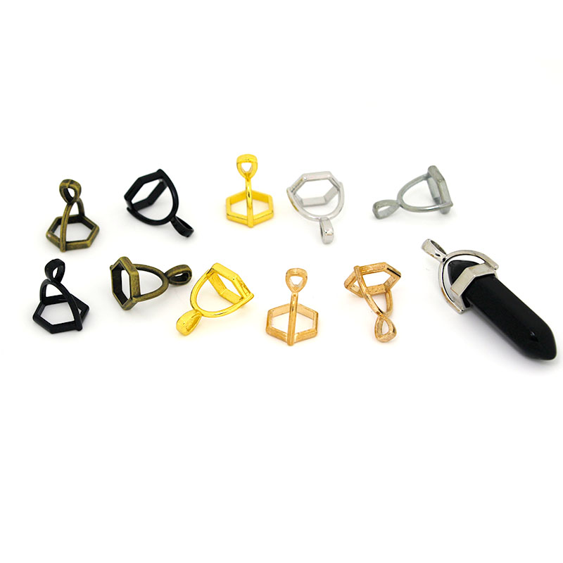 20Pcs Hexagonal Gemstone Cap N - огляд і ціна Jewelry Making Necklaces