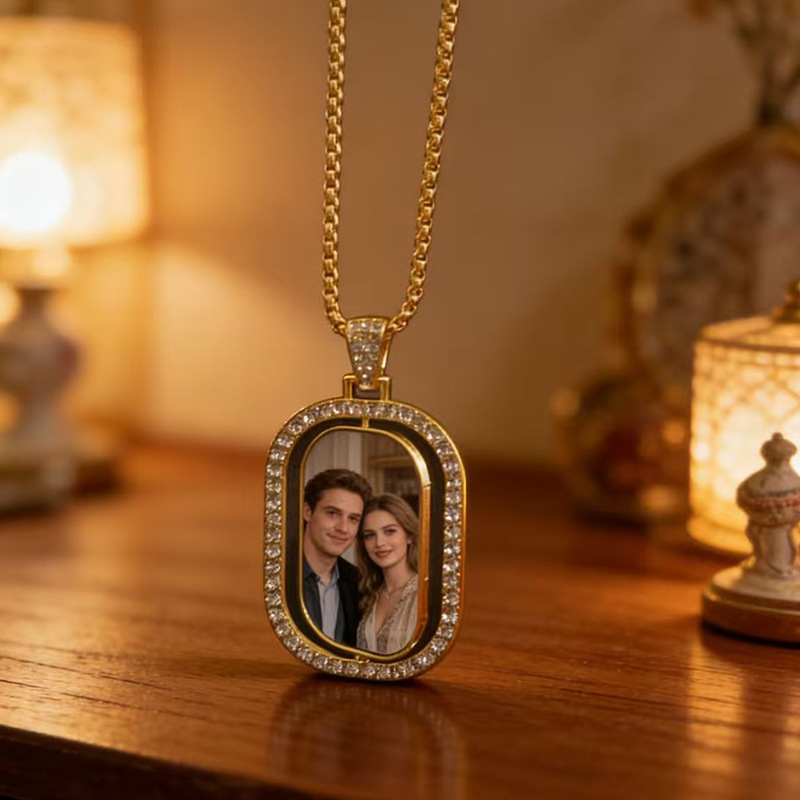 Personalized Custom Rectangula - огляд і ціна Jewelry Making Necklaces