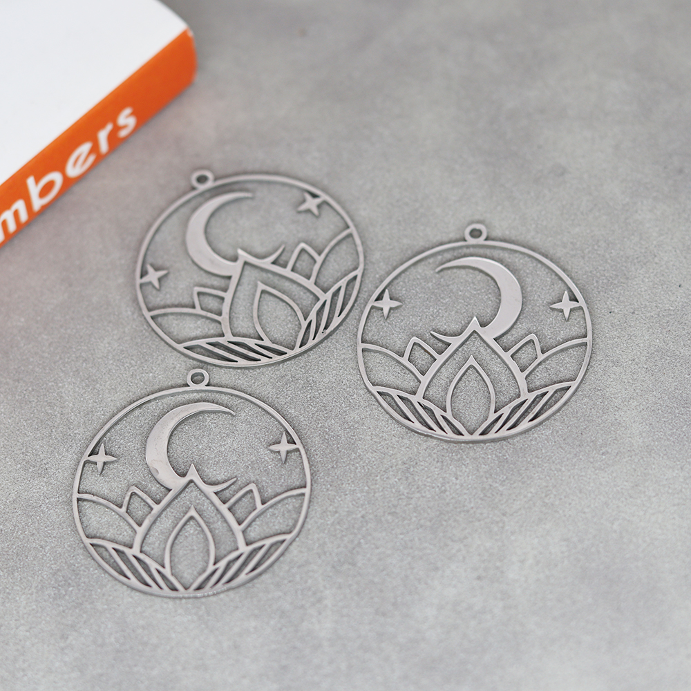 3pcs/Lot Stainless Steel Lotus - огляд і ціна Jewelry Making Date Night
