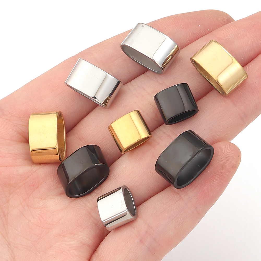 6pcs Flat Stainless Steel Tube - огляд і ціна Jewelry Making Ideas