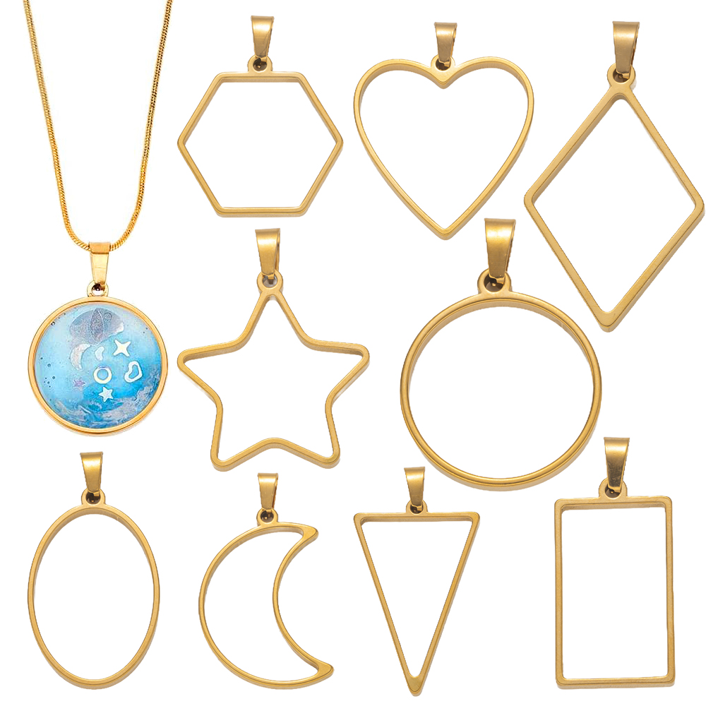 5pcs Stainless Steel Open Back - огляд і ціна Resin Mold Jewelry