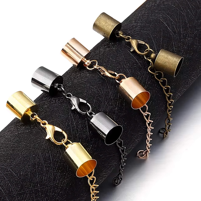 10Sets Leather Cord End Caps W - огляд і ціна Jewelry Making Necklaces