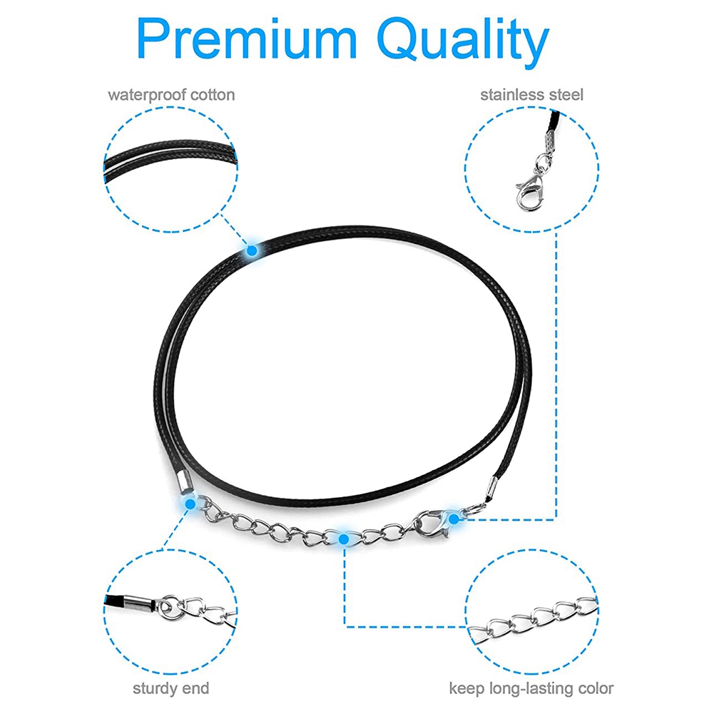 ABQR 24PCS Cord Necklace, 20 i - огляд і ціна Jewelry Making Necklaces