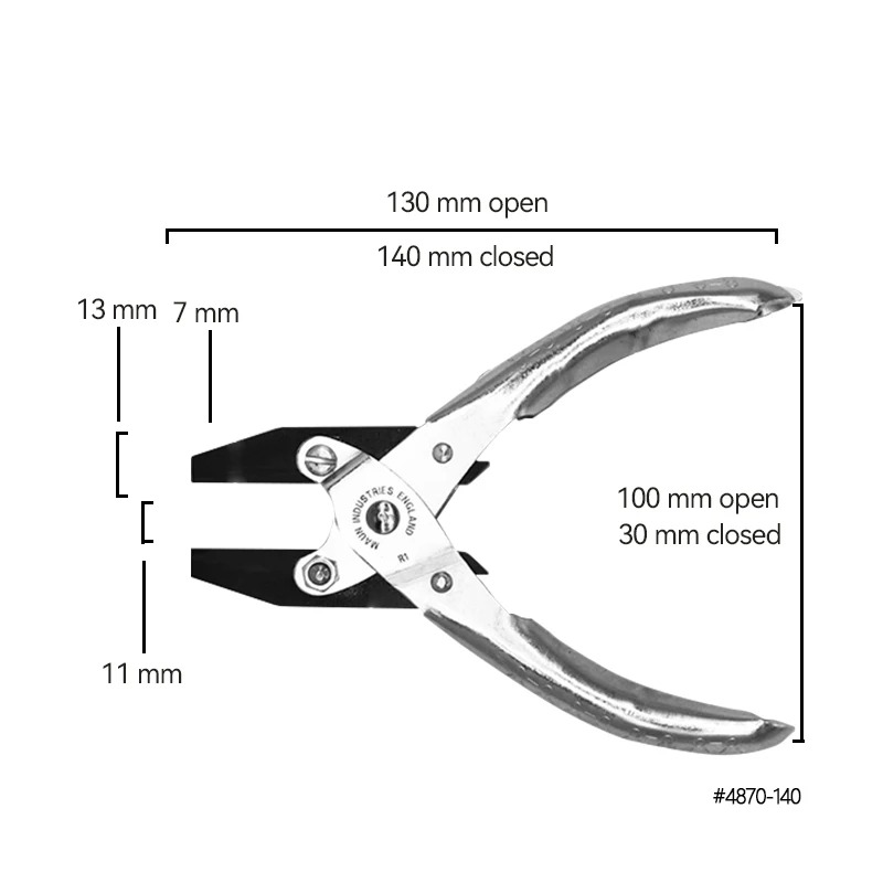 UK MAUN 140mm Smooth Jaws Flat - огляд і ціна Jewelry Making Loop Pliers