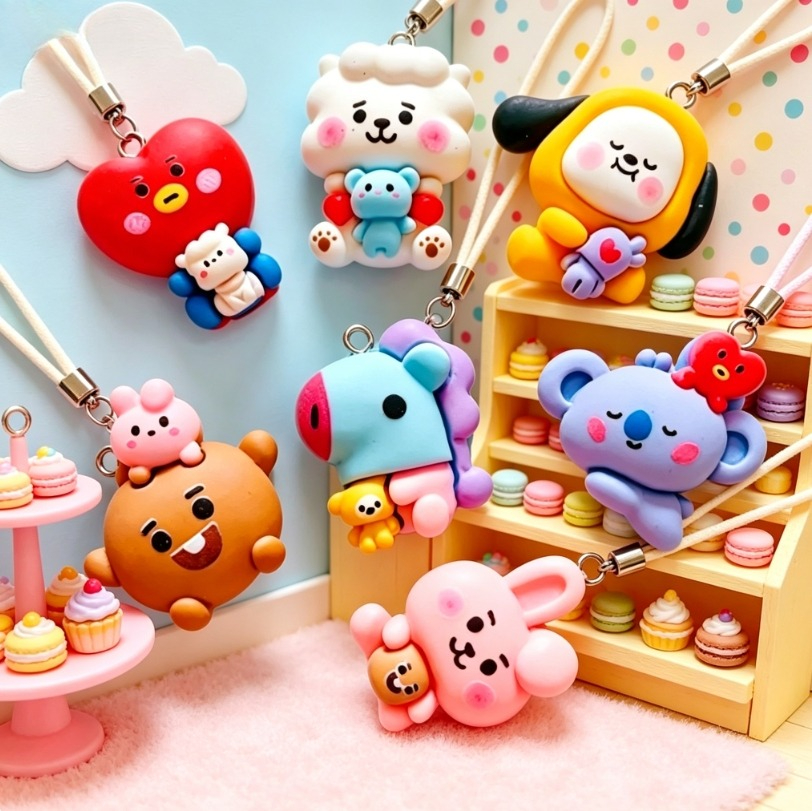 70PCS Kawaii Dog Bunny Cute Re - огляд і ціна Jewelry Making Necklaces