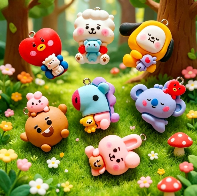 70PCS Kawaii Dog Bunny Cute Re - огляд і ціна Jewelry Making Necklaces