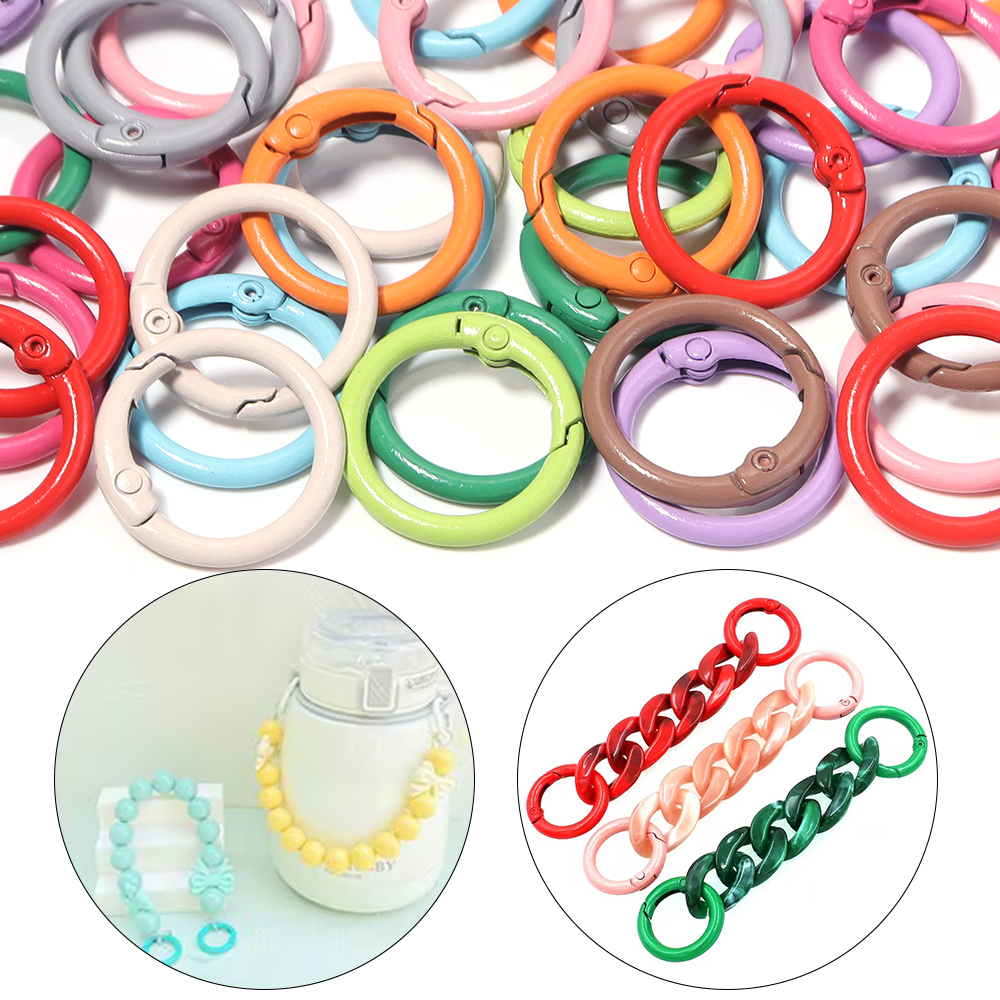 20Pcs/Lot Metal O Ring Spring  - огляд і ціна Jewelry Making Necklaces