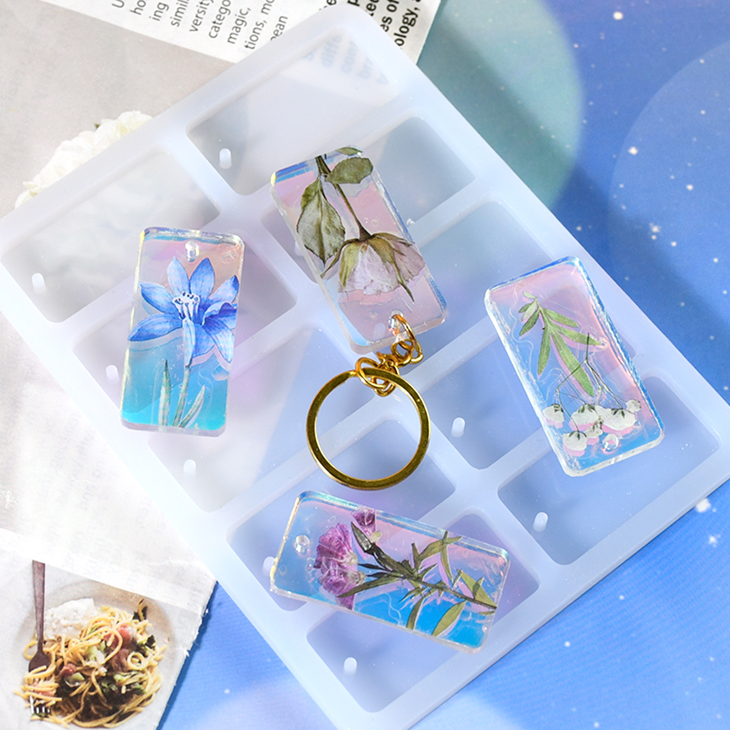 DIY epoxy resin mold 10-connec - огляд і ціна Resin Mold Jewelry