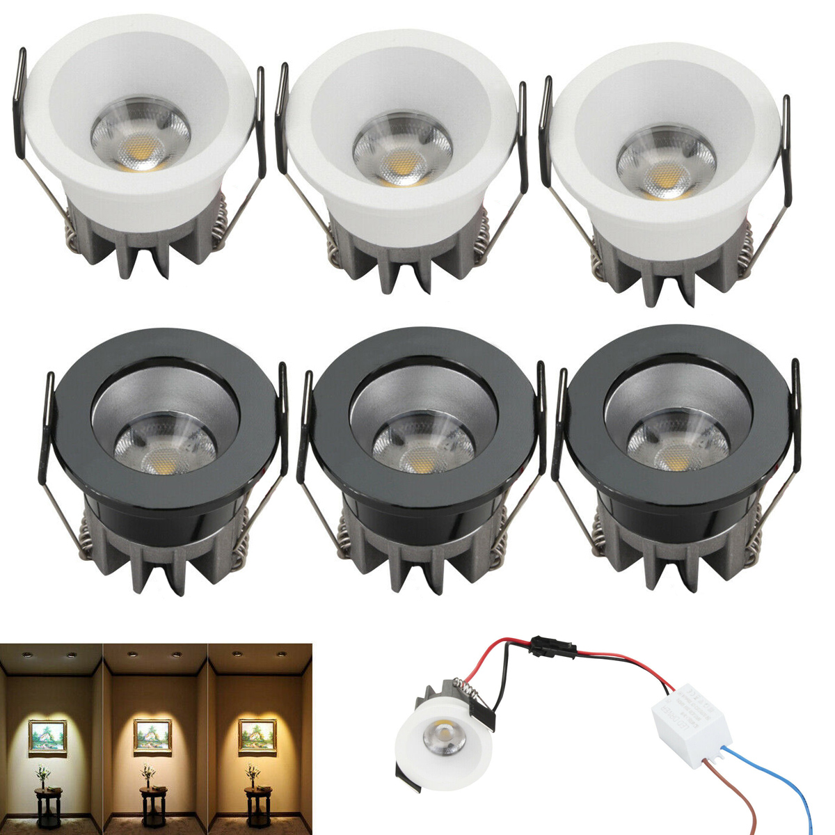 5Pcs 40mm 1.57inch Dimmable Mi - огляд і ціна Jewelry Making Light