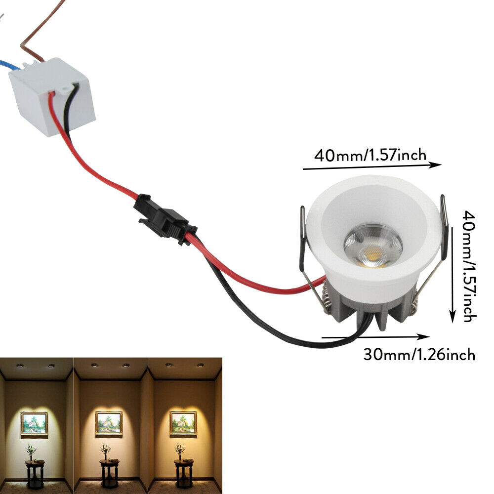 5Pcs 40mm 1.57inch Dimmable Mi - огляд і ціна Jewelry Making Light