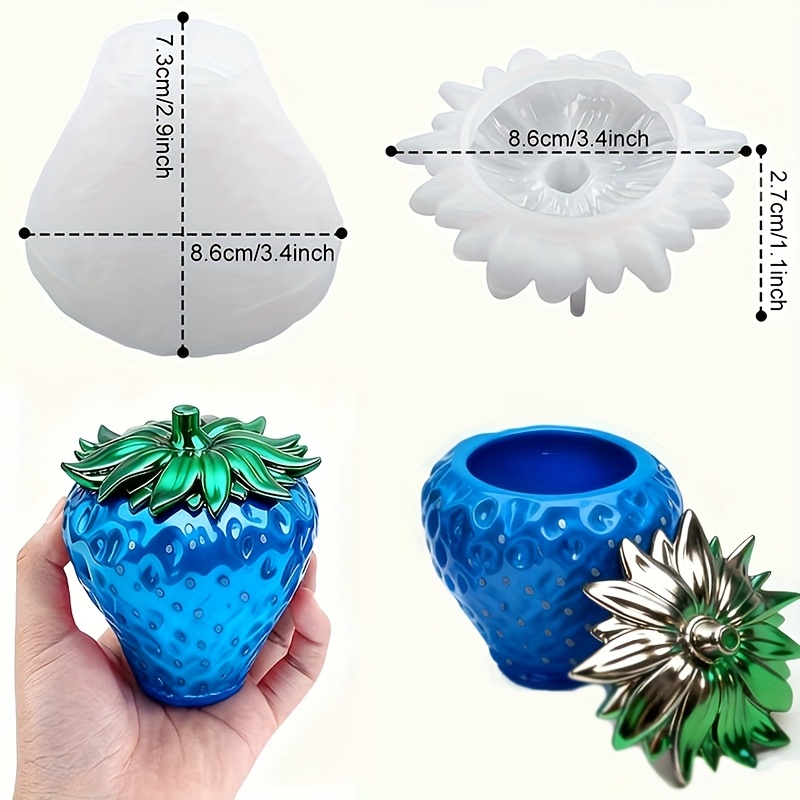 1 piece of strawberry can resi - огляд і ціна Resin Mold Jewelry