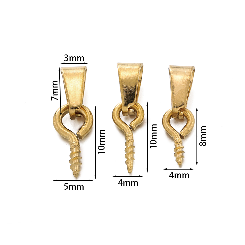 20pcs Stainless Steel Screw Ey - огляд і ціна Jewelry Making Drill