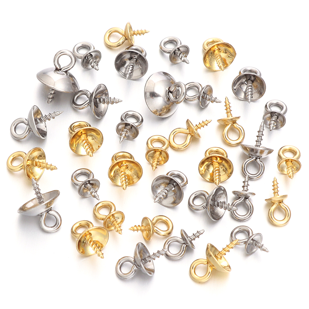 20pcs Stainless Steel Screw Ey - огляд і ціна Jewelry Making Drill