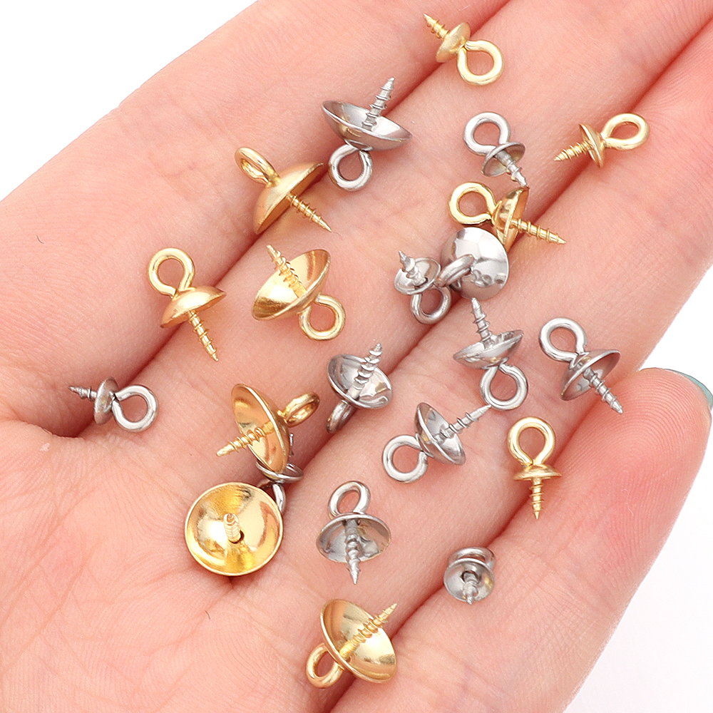 20pcs Stainless Steel Screw Ey - огляд і ціна Jewelry Making Drill