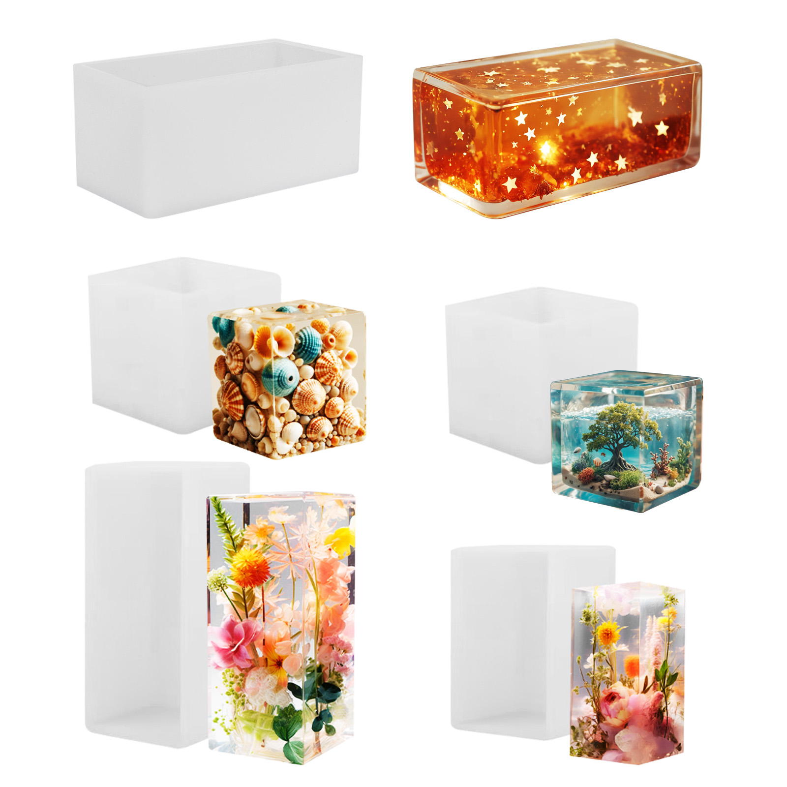 Epoxy Casting Mold Silicone Mo - огляд і ціна Resin Mold Jewelry