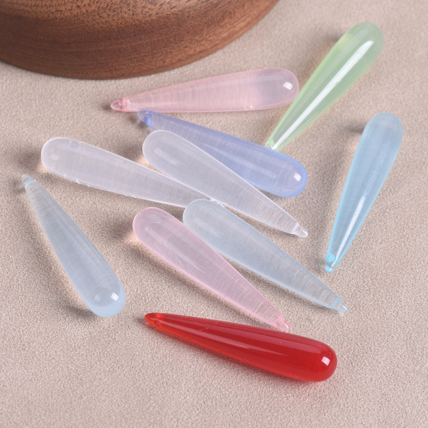 10pcs Long Teardrop Shape 35x7 - огляд і ціна Jewelry Making Drill