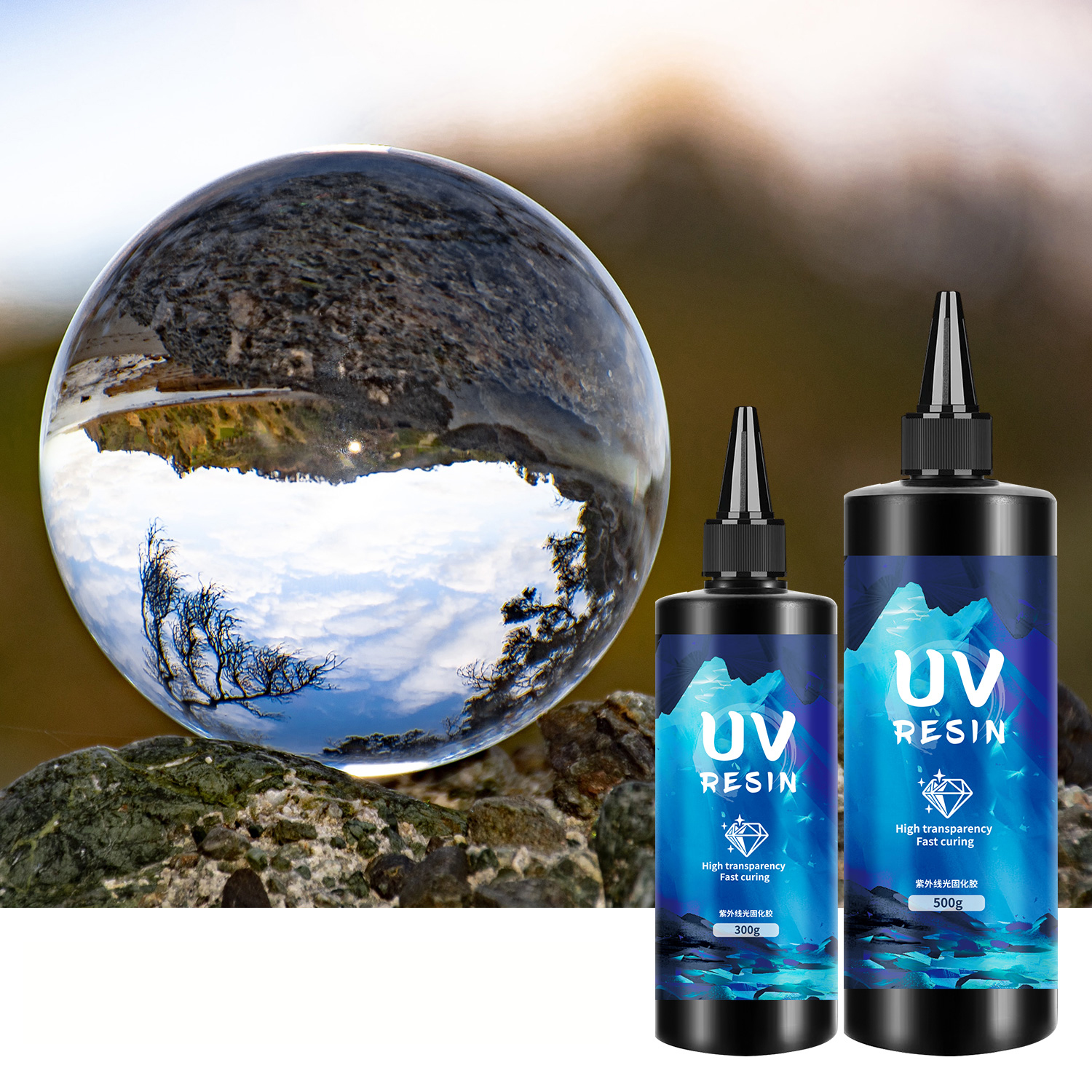 Transparent Epoxy Resin UV Glu - огляд і ціна Jewelry Making Glue