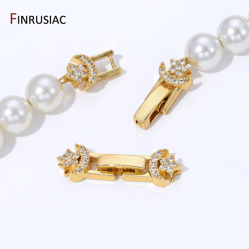 18K Gold Plated Brass Pearl Cl - огляд і ціна Jewelry Making Ideas