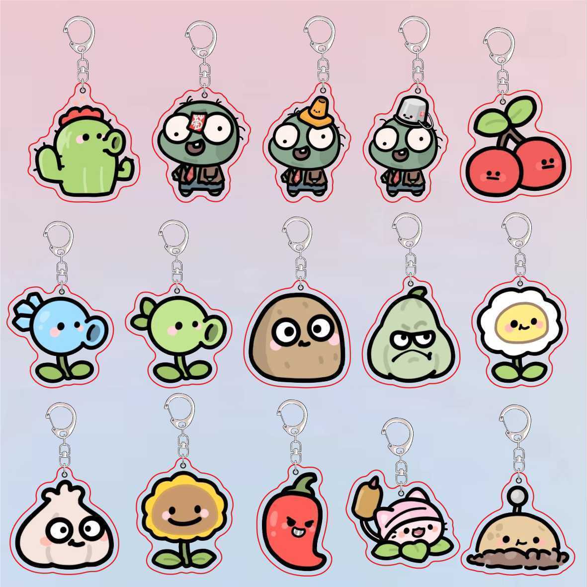 Plants Vs Zombies Acrylic Cute - огляд і ціна Jewelry Making Ideas