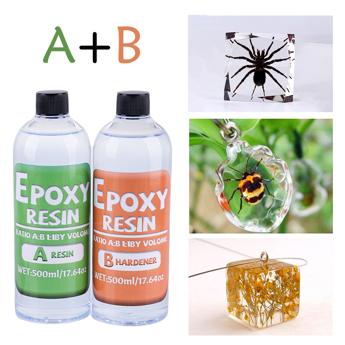 1:1 AB Resin Epoxy Glue Kit Hi - огляд і ціна Jewelry Making Glue