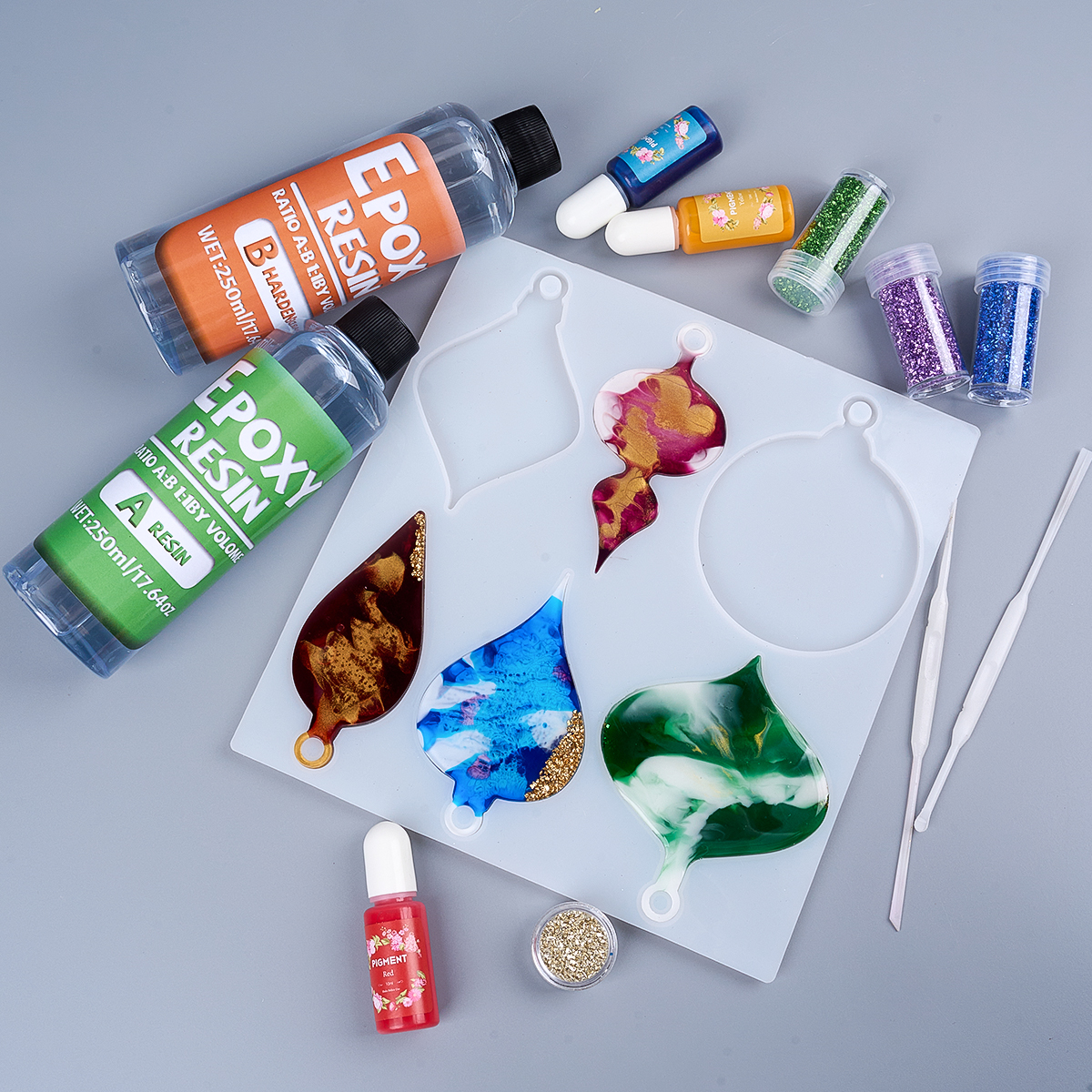 1:1 AB Resin Epoxy Glue Kit Hi - огляд і ціна Jewelry Making Glue
