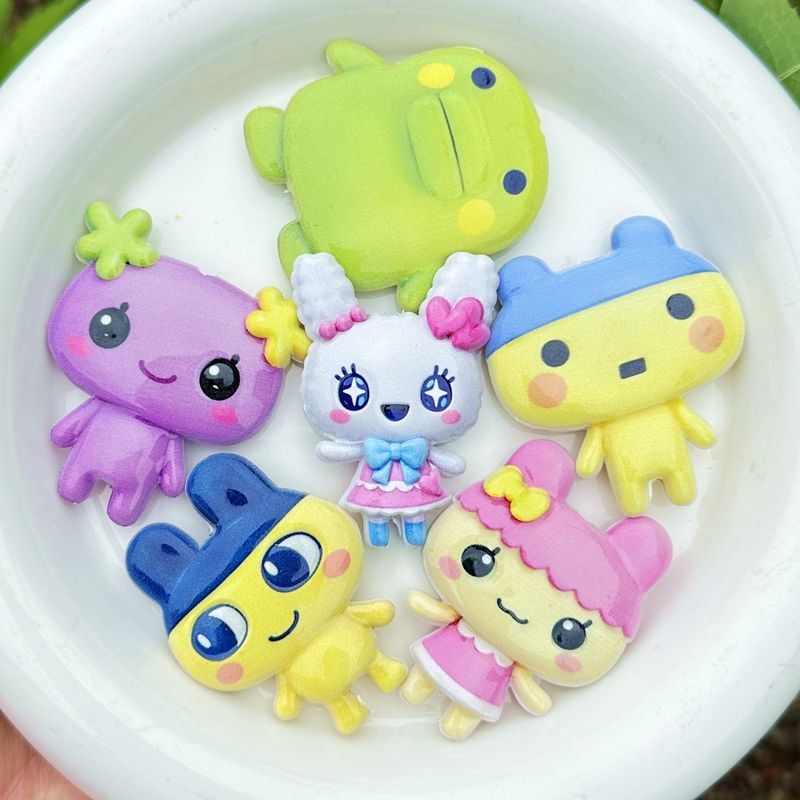 45mm Cartoon Tamagotchi double - огляд і ціна Jewelry Making Necklaces