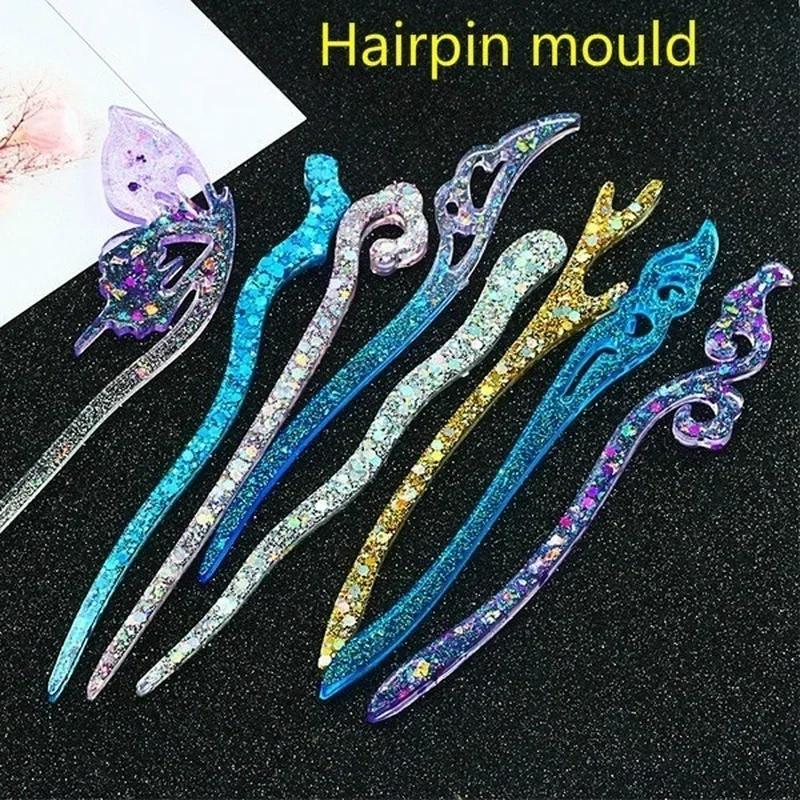 New Transparent Hairpin Silico - огляд і ціна Resin Mold Jewelry