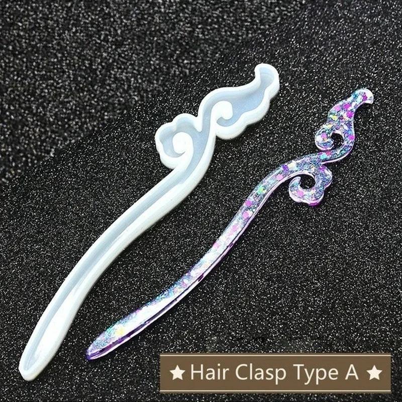New Transparent Hairpin Silico - огляд і ціна Resin Mold Jewelry