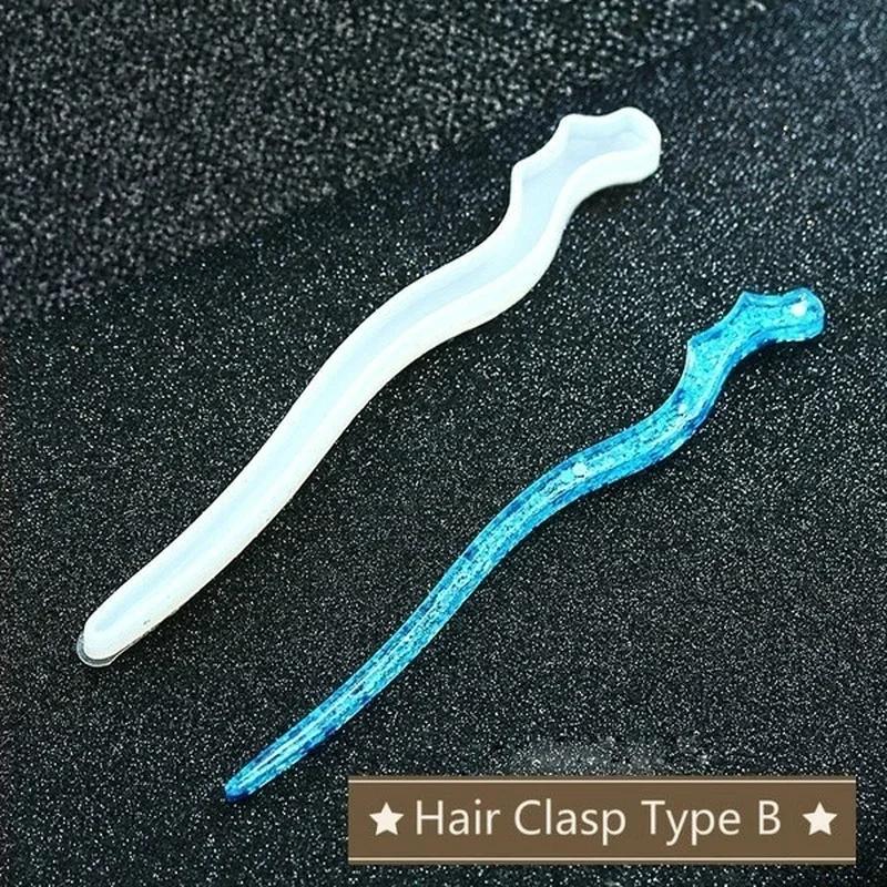 New Transparent Hairpin Silico - огляд і ціна Resin Mold Jewelry