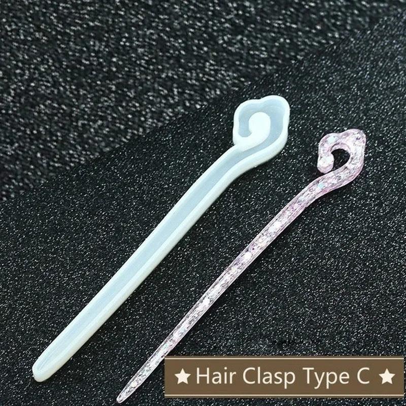 New Transparent Hairpin Silico - огляд і ціна Resin Mold Jewelry