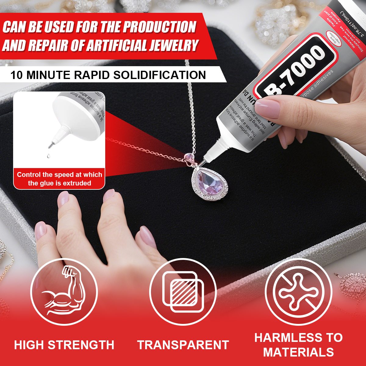 B7000 50ml Multipurpose Indust - огляд і ціна Jewelry Making Glue