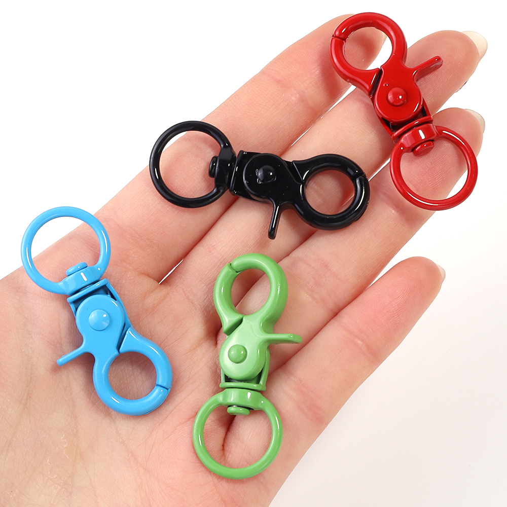 5Pcs/Lot Colorful Swivel Lobst - огляд і ціна Jewelry Making Ideas