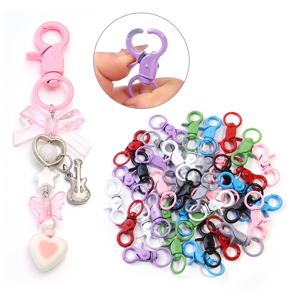 5Pcs/Lot Colorful Swivel Lobst - огляд і ціна Jewelry Making Ideas