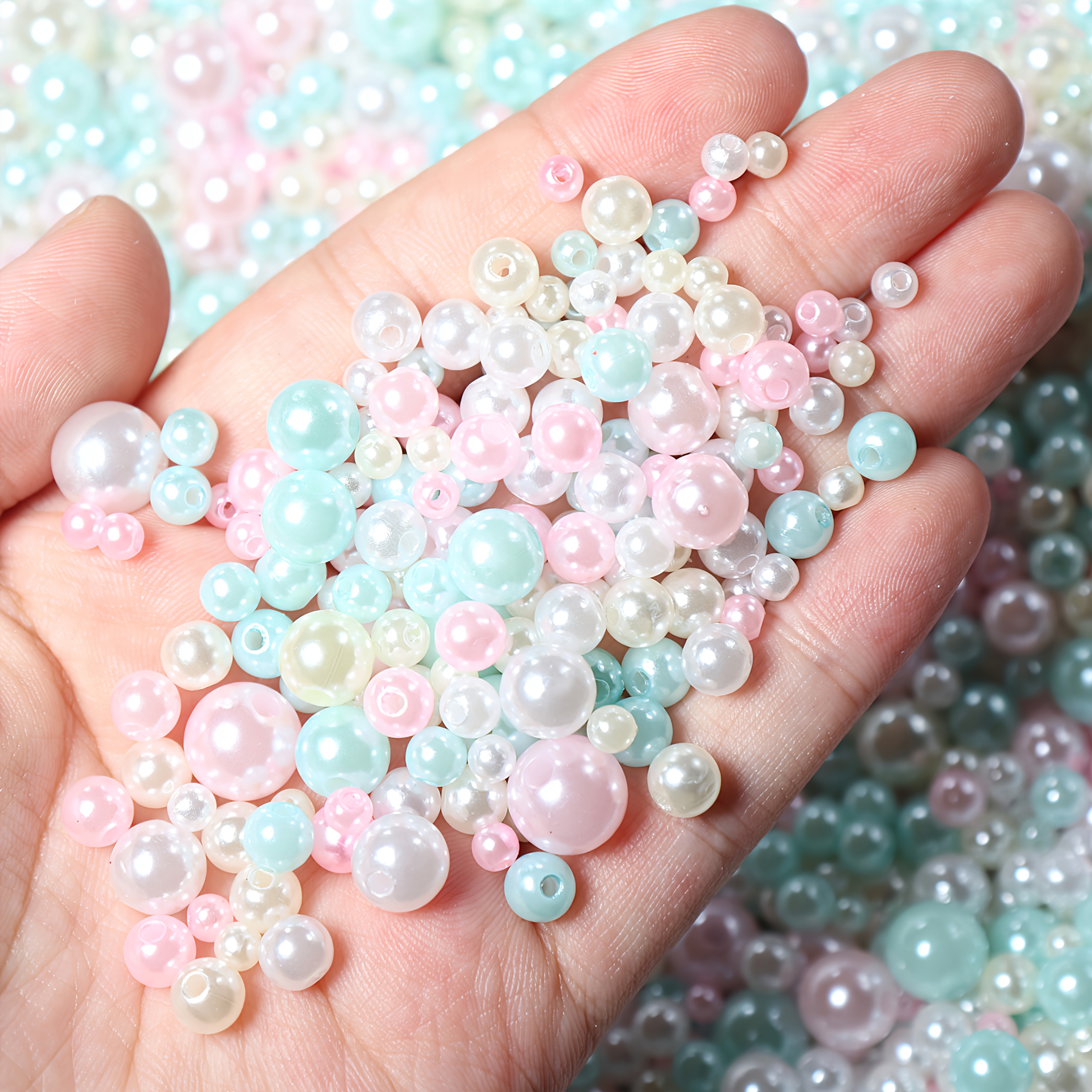 3-10mm pink and blue mixed wit - огляд і ціна Jewelry Making Light