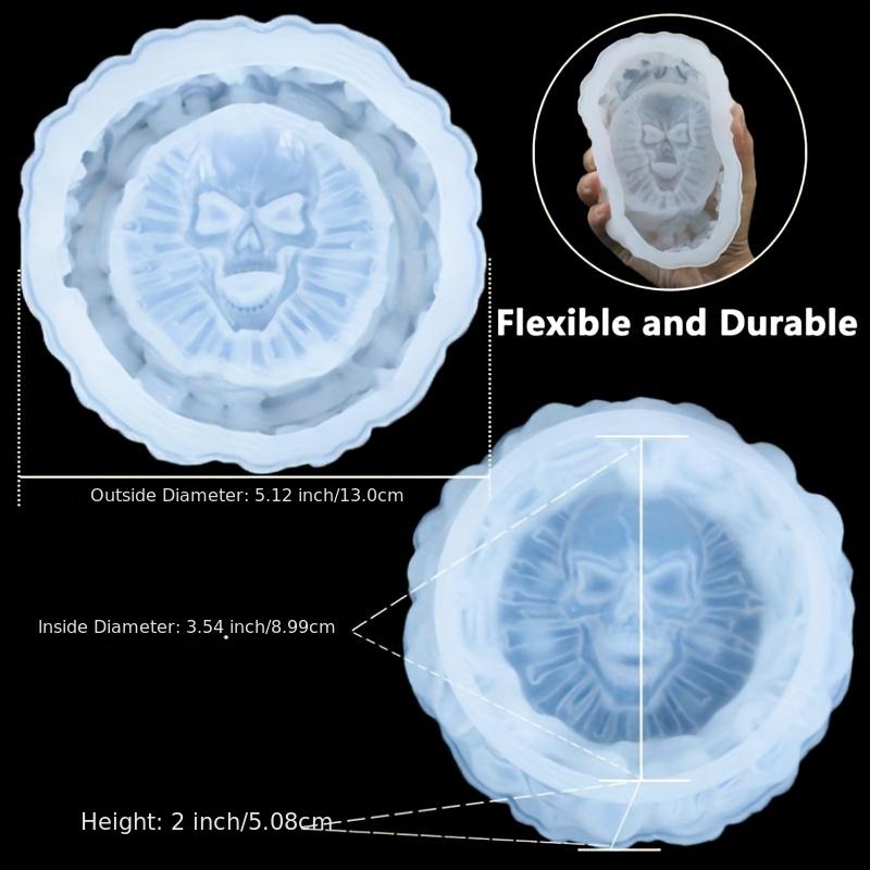 Ashtray mold, skull DIY craft  - огляд і ціна Resin Mold Jewelry