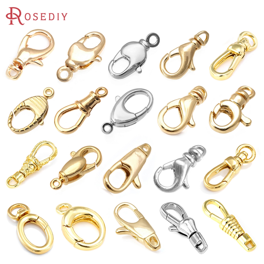 18K Gold Color Brass Rotatable - огляд і ціна Jewelry Making Metal Supplies